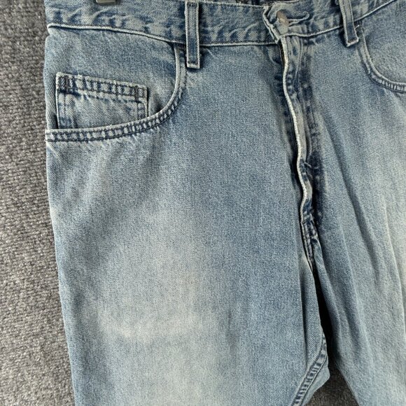 VTG Levi's Blue Jeans Men Light Wash Denim Cotton Jeans Loose Baggy ACTL 31.5X30 - Picture 2 of 16